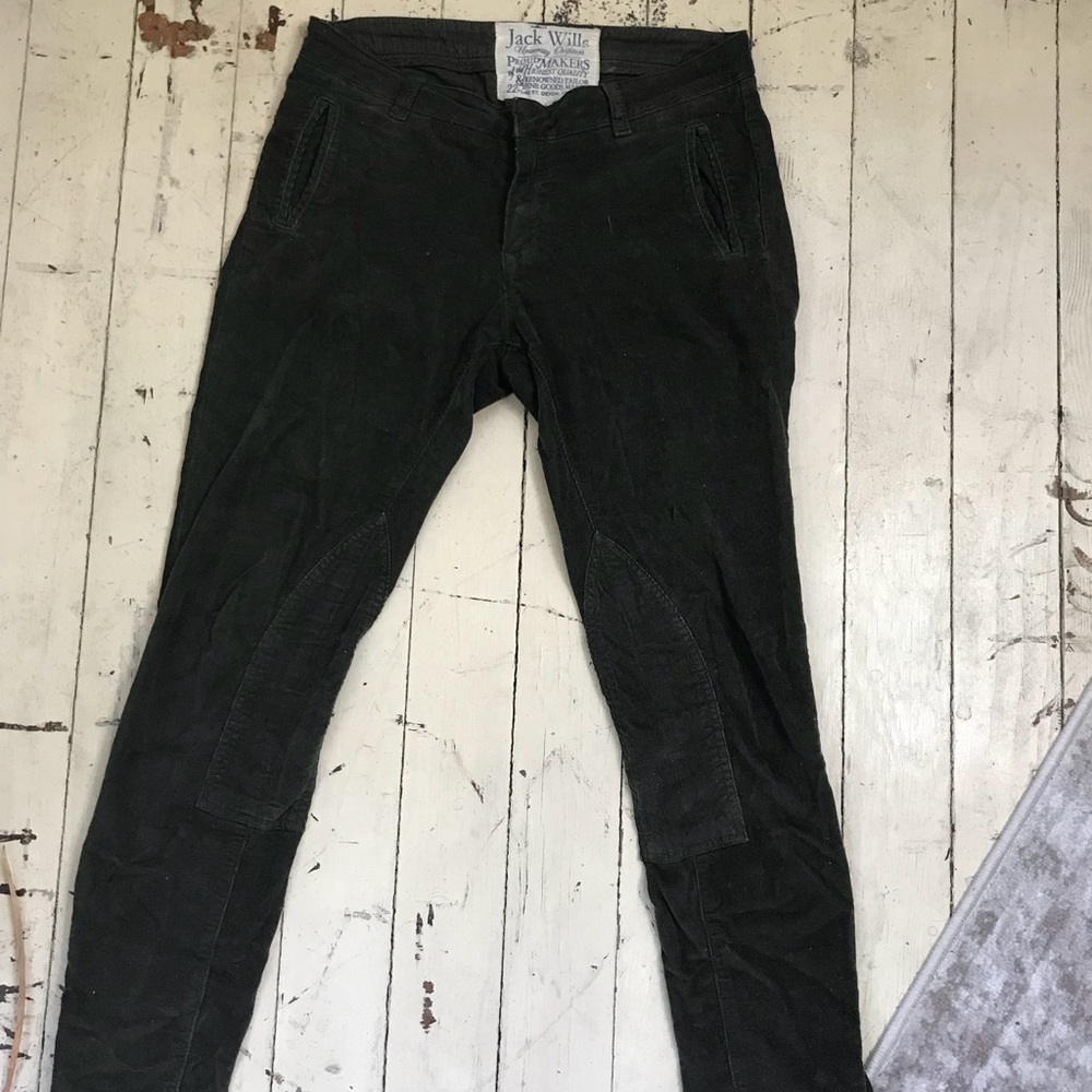 Jack Wills, skinny corduroy jodhpurs pants olive